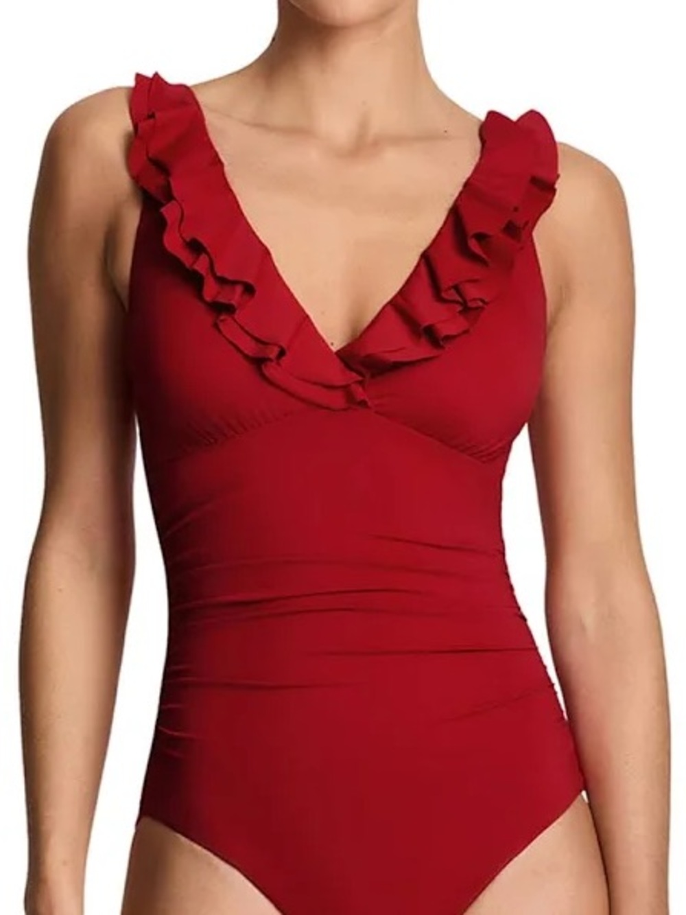 Ralph Lauren Bright Red One Piece